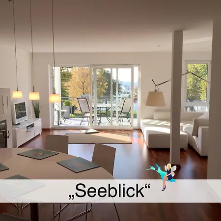 Seeblick - Exklusive In Erster Reihe Mit Balkon Und Seeblick * נוננהורן
